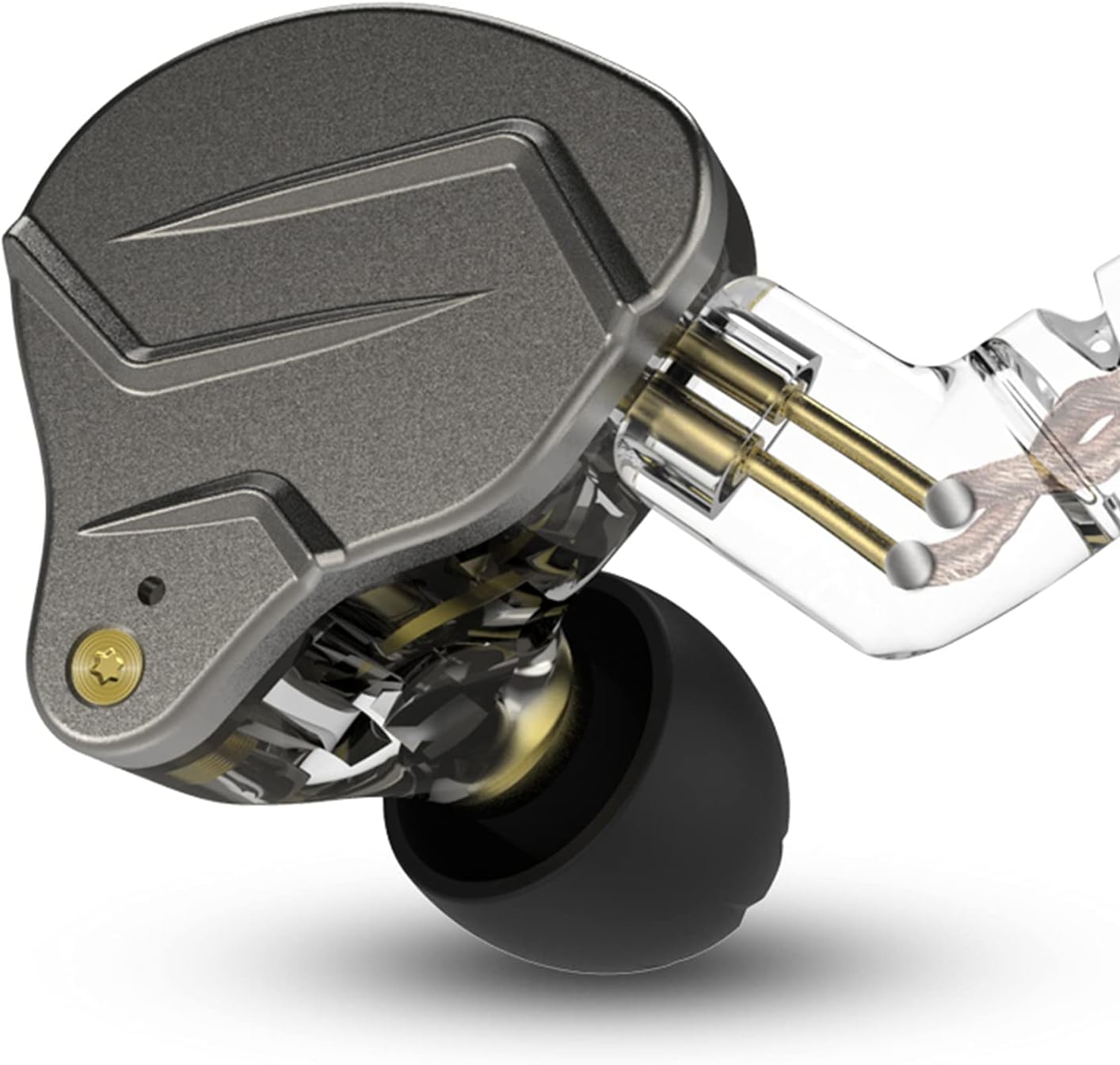 KZ ZSN Pro X Auriculares In-Ear Monitor 1BA+1DD HiFi con Cable Desmontable – Auriculares Deportivos y Gaming con Cancelación de Ruido Pasiva, Compatible con PC, Teléfono y Tablet